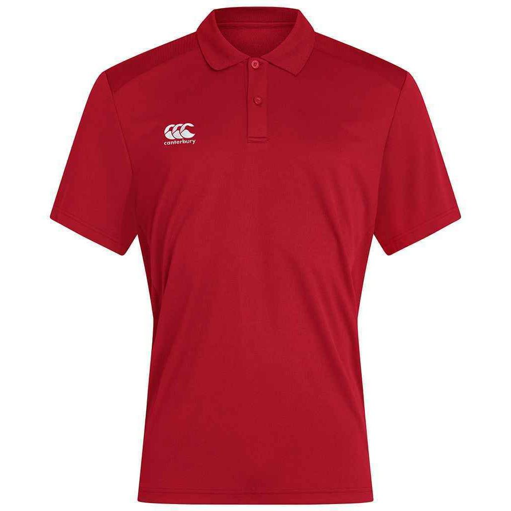 Canterbury Heren Club Dry Poloshirt (Rood)