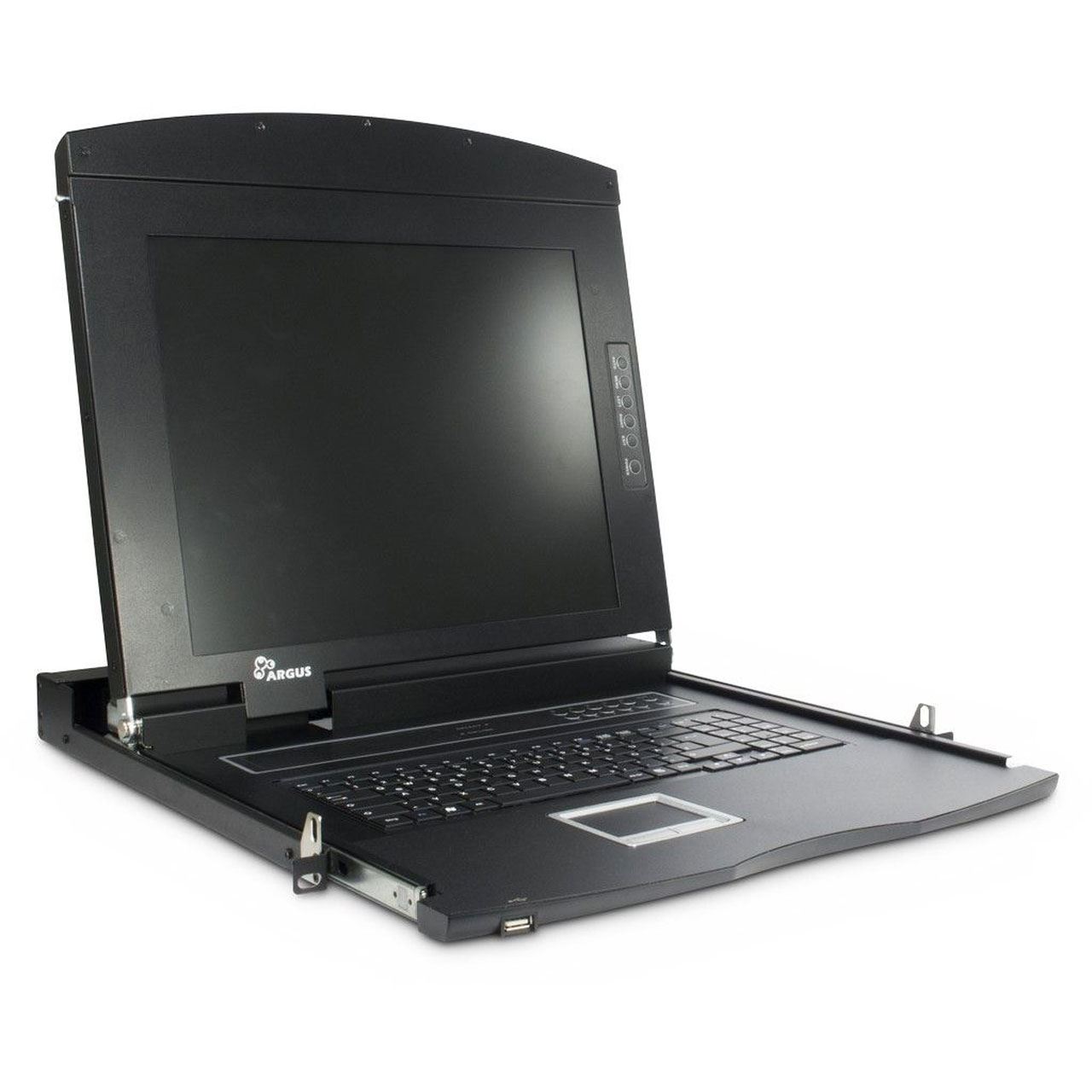 Inter-Tech KVM-AS 7108 ULS 8-fach 17Zoll VGA LED Konsole