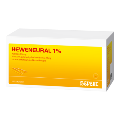 Hevert-Arzneimittel GmbH & Co. KG HEWENEURAL 1% Injektionslösung Ampullen 100X2 ml 03173066