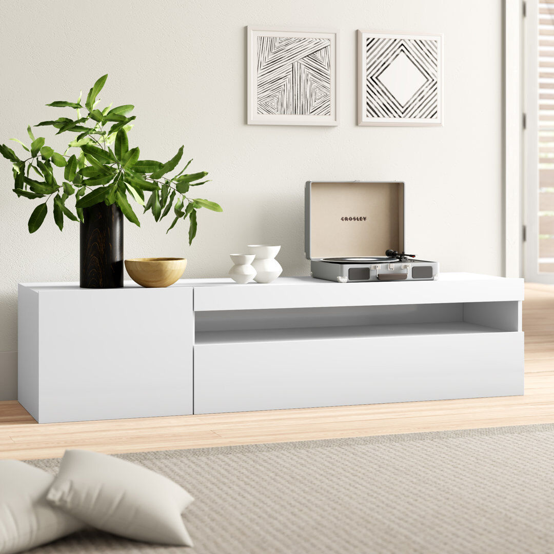 Zipcode Design Mariella TV Stand for TVs up to 65" White 65"