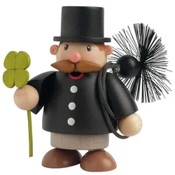 KWO Räuchermännchen Schornsteinfeger mini Höhe 10 cm