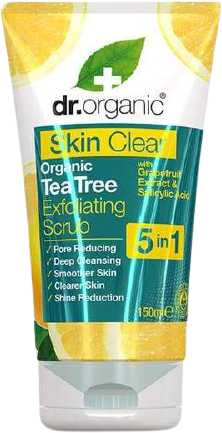 Dr. Organic Skin Clear Facial Scrub 150 ml