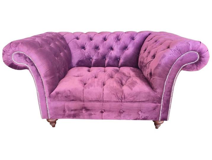 Xlmoebel Chesterfield-Sessel Lounge Sessel aus Textil mit Chesterfield-Design (Sessel), Hergestellt in Europa