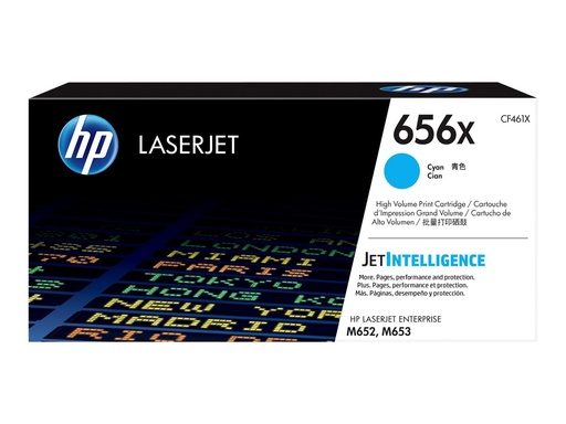 HP 656X - Hohe Ergiebigkeit - Cyan - original - LaserJet - Tonerpatrone (CF461X) (CF461X)