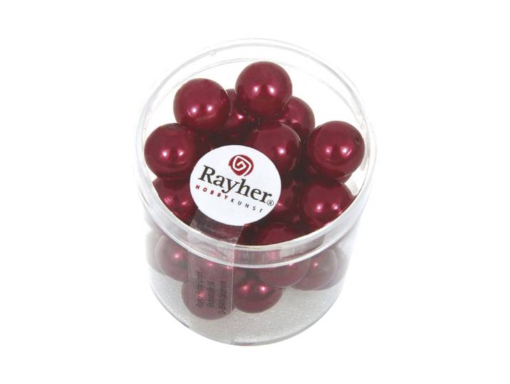 Rayher Renaissance Glaswachsperlen 10 mm 35 Stück