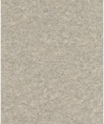 Advantage Seth Grey Triangle Wallpaper - 20.9 x 396 x 0.025