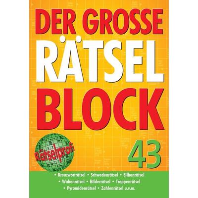 Der große Rätselblock 43, Taschenbuch von , Naumann & Göbel, 978-3-625-17404-2