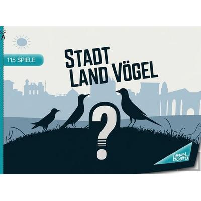 Stadt, Land, Vögel - 115 Spielblöcke, Taschenbuch von LevelBoard Spiele, LevelBoard Spiele, 978-3-693-19821-6