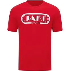JAKO Herren Shirt T-Shirt Retro, Größe XXL in Rot Rot