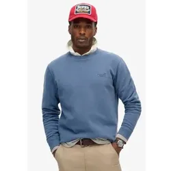 Superdry für Herren. M2013751A Essential Logo Crew Sweatshirt blau (XXL), Lässig, Baumwolle, Nachhaltig