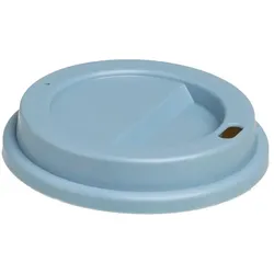 Pronappe 86111I 50x Mehrweggeschirr, Deckel für Mehrwegbecher Ø 8 cm, biobasierte Materialien Beige