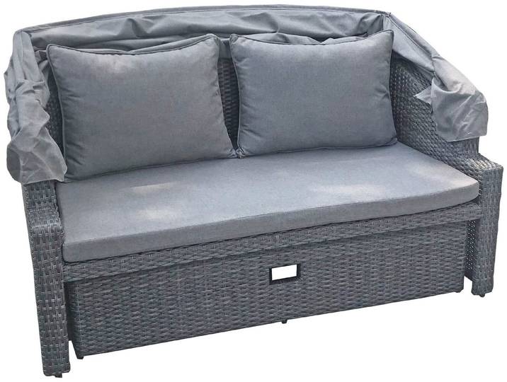 Garden Pleasure Loungesofa MONTE CARLO, mit ausklappbarem Sonnendach