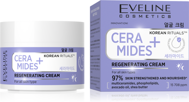 Eveline Ceramides+ Regenerating Cream Korean Rituals 50 ml