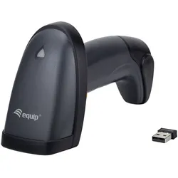 Equip Drahtloser 2D-Barcodescanner, mit Ständer, Tragbares Barcodelesegerät, 1D/2D, LE