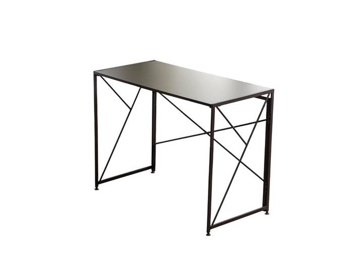 Komhtom Schreibtisch 99x50x75cm- Schwarz, Holz, Mode, 50x75x99 cm, Büromöbel, Schreibtische, Schreibtische