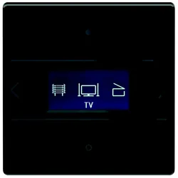 Theben Glas-Raumcontroller iON 108 KNX G BK