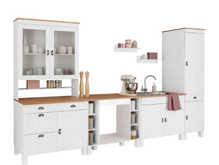 Home affaire Küchenzeile Oslo, Breite 350 cm, in 2 Tiefen, ohne E-Geräte