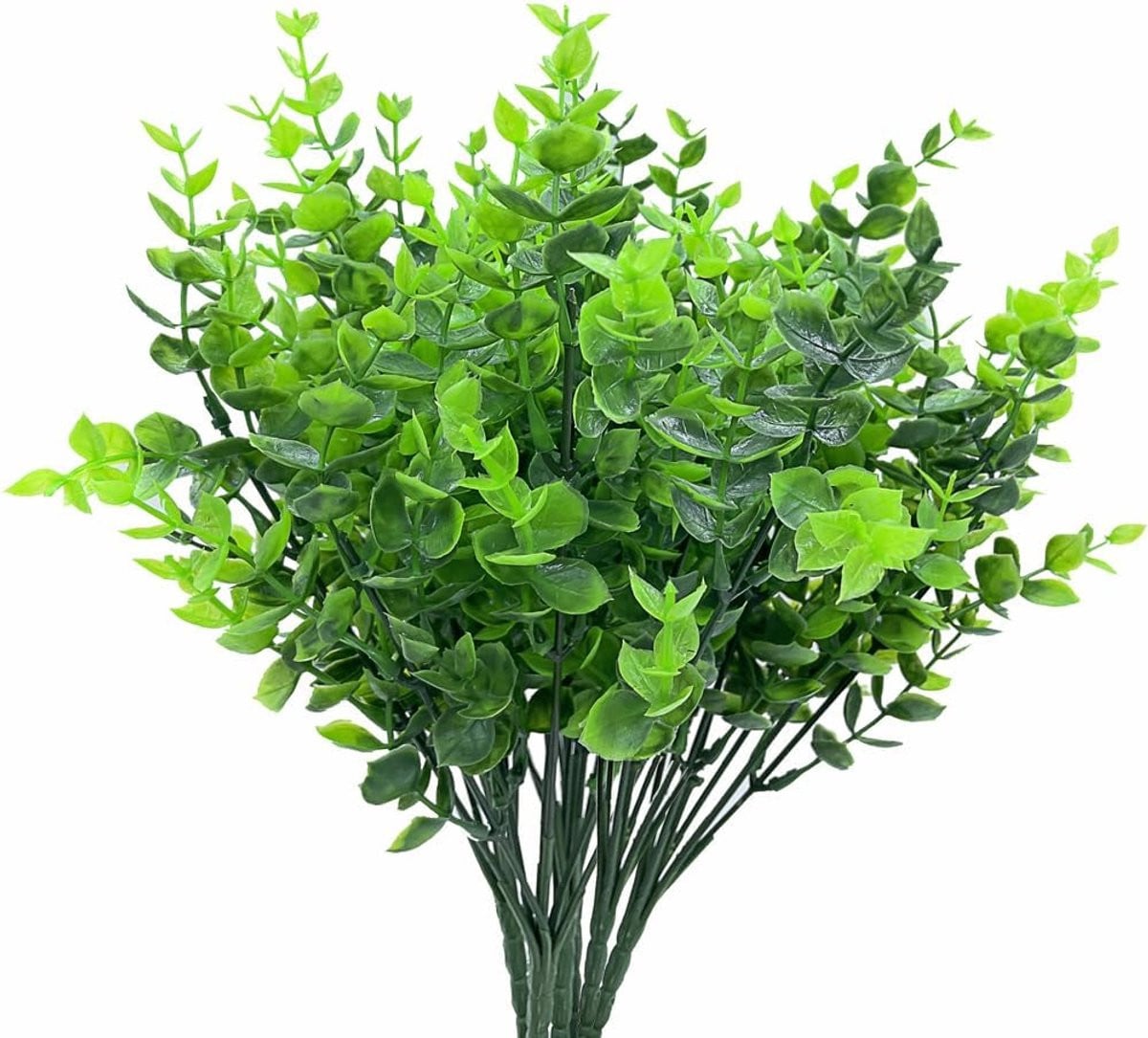 Set van 15 kunstmatige groene struiken voor buiten decoratie van ShopVlot