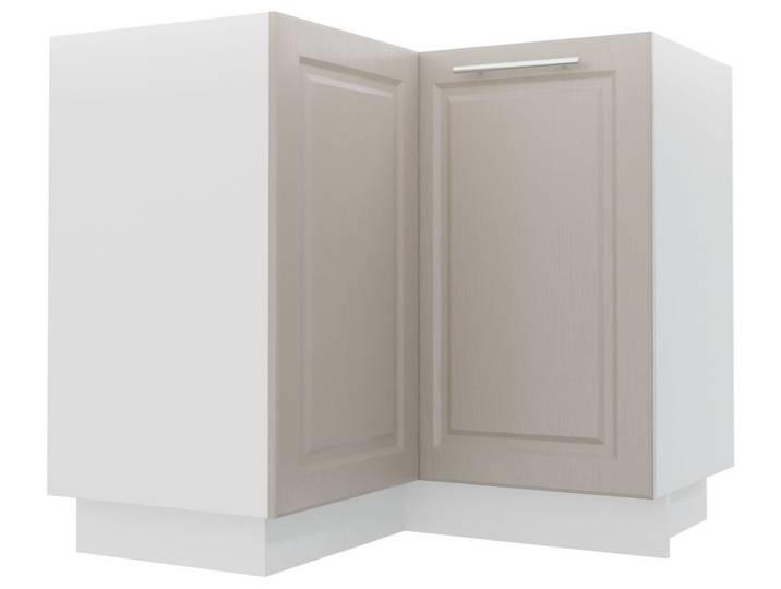 Feldmann-Wohnen Eckschrank Elbing (Elbing, 1-St) 84cm Front-, Korpusfarbe und Ausstattung wählbar 2-türig