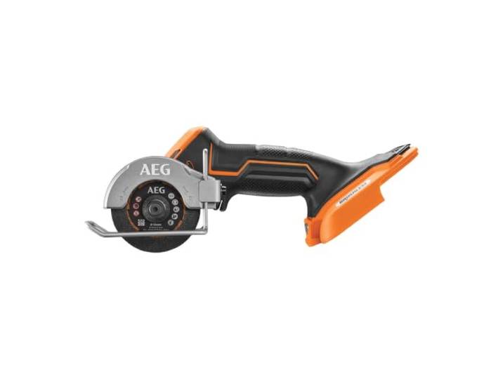 AEG Mini-Scie Multi-Matériaux PRO18V Brushless BMMS18SBL-0 (Sans batterie) Format subcompact et léger\, moteur sans charbons pour une coupe régulière\, bois\, plastique et métal\, atelier\, chantier