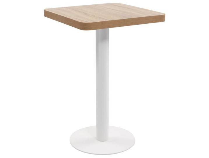FR Table de bistro Marron clair 50x50 cm MDF 286426