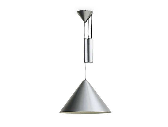 HAY - Compass Pendelleuchte, höhenverstellbar, Ø 43 cm, Aluminium gebürstet