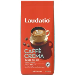 LAUDATIO Caffè Crema Kaffeebohnen 1,0 kg