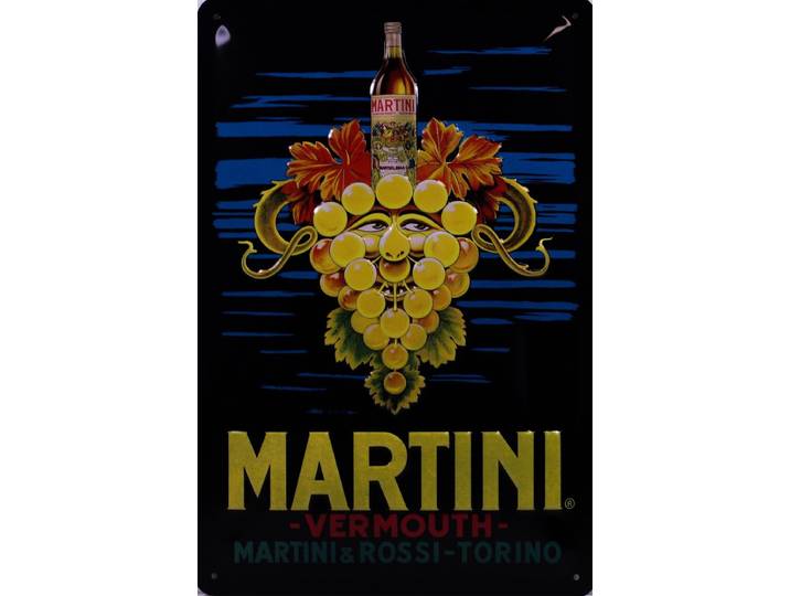 Wandbord - Martini Vermouth - 20x30cm