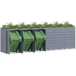 vidaXL, Gartenhaus + Gartenschrank, Nawonina (Blumenkübel Oberteil)