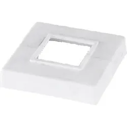 Arbonia Abdeckrosette 56 x 56 mm Kunststoff weiß