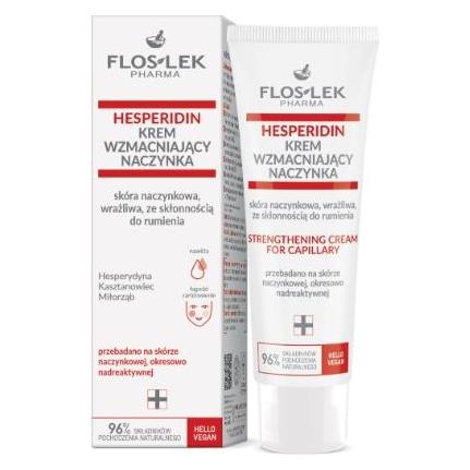 Floslek Pharma Hesperidin Krem wzmacniający naczynka - skóra naczynkowa,wrażliwa ze skłonnością do (50 ml, 24h Creme) (39903589)
