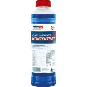 Eurolub Scheibenfrostschutz 803001, Klare Sicht Winter, bis -30°C, Konzentrat, Flasche 1 Liter