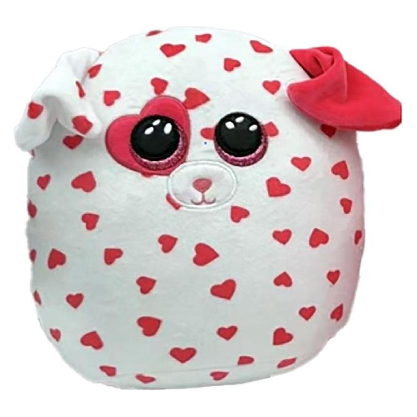 Ty Squish a Boo Valentine Beau Dog 20cm (20 cm) (39270)