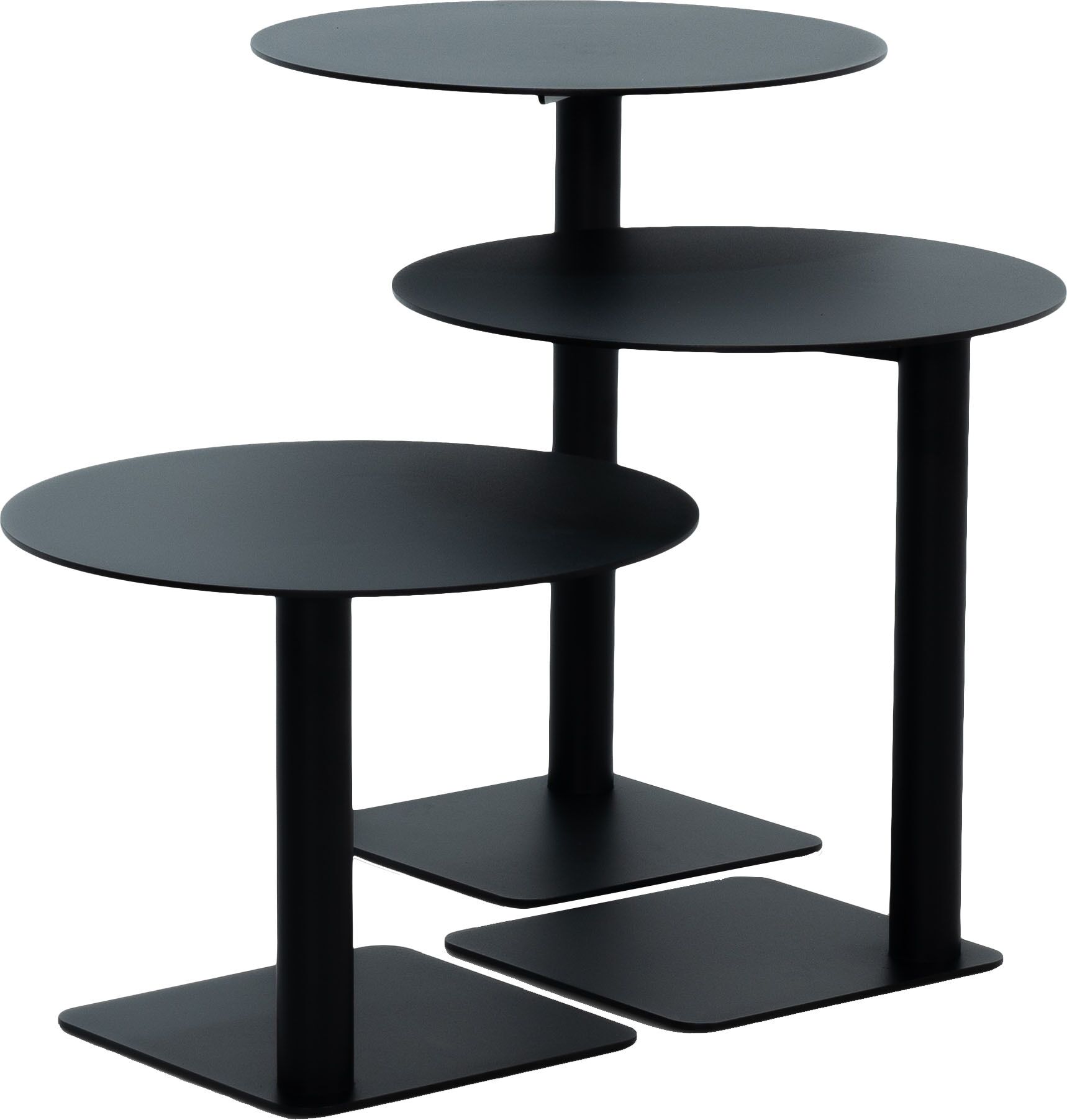 Beistelltisch SPINDER DESIGN "SUNNY 30", schwarz (schwarz, schwarz, schwarz, schwarz, schwarz, schwarz), B/H/T: 40cm x 30cm x 40cm, Tische, Beistelltisch, Beistelltisch aus Stahl schwarz, schwarz, schwarz, schwarz, schwarz, schwarz B/H/T: 40cm x 30cm x 40