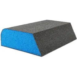 WamSter® Schleifschwamm COMBI rund schräg Korn 100 P220 Schleifmatte Schleifpad