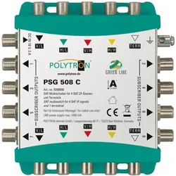 Polytron Kaskaden-Multischalter PSG 508 C 5/8 SAT/terr. aktiv (Multischalter), SAT Zubehör