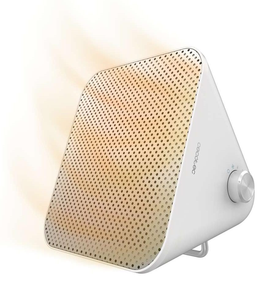 Cecotec ReadyWarm 1500 Max Ceramic Elektrische keramische verwarming met ventilator, Wit, Draaibaar