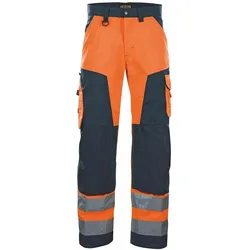 Blakläder, Arbeitshose, Warnschutz-Bundhose, orange / marineblau, Konfektionsgrösse 58 (58)