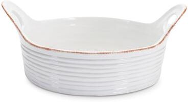 Melrose International Ceramic Bowl with Handles (Set of 2)
