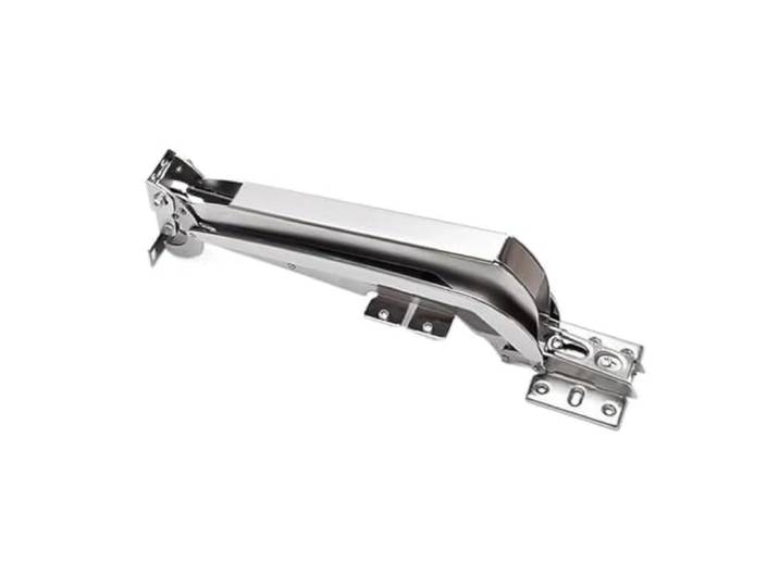 Scharniere aus kaltgewalztem Stahl und Aluminium, Schrank, Kleiderschrank, Stahl-Aluminium-Scharnier, galvanisiert, 2 4 Scharniere, 0,4–1,8 m Tür(B)