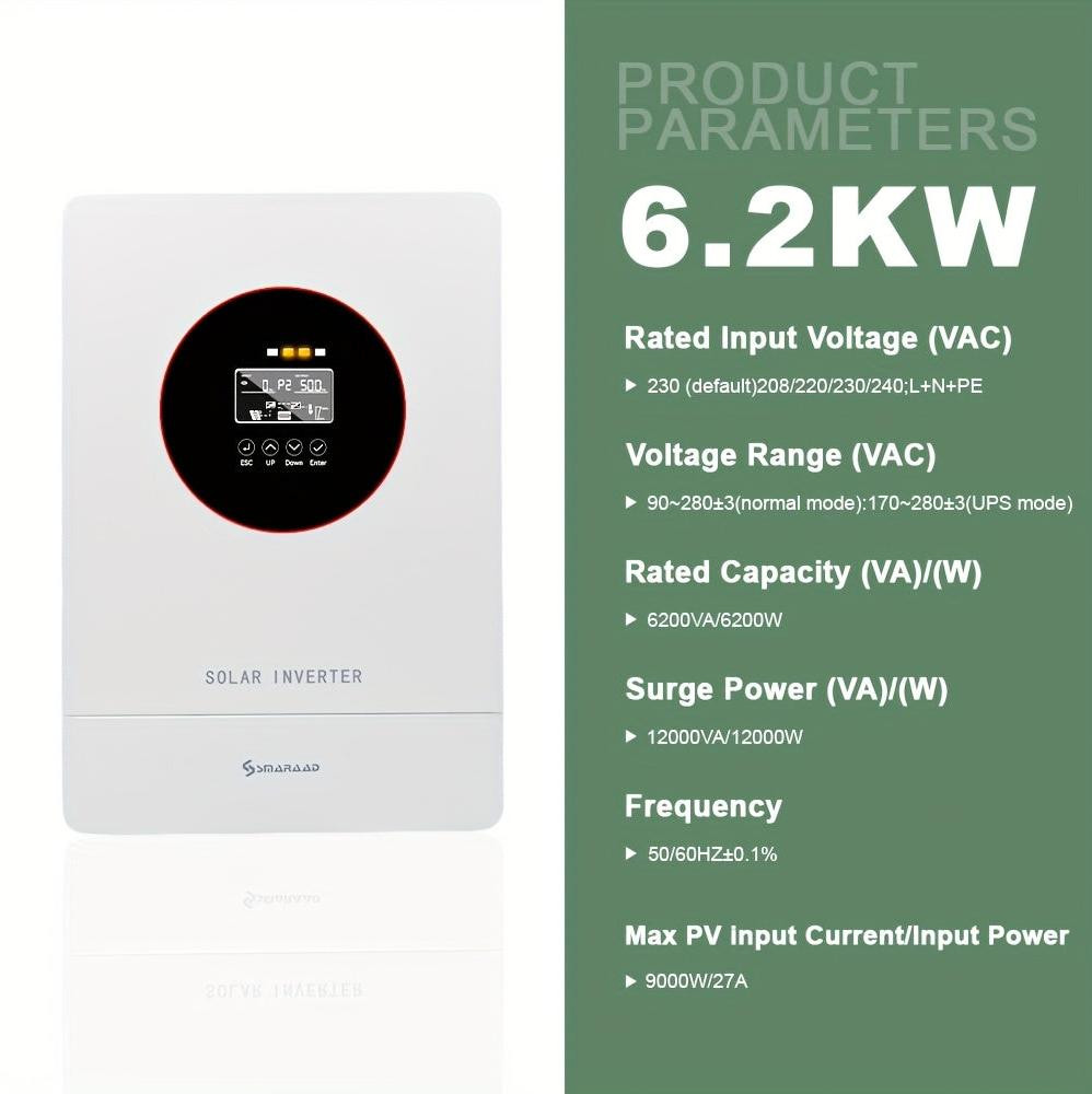 Selius Zonnepaneel Omvormer - Off-Grid MPPT Controller - 24V naar 230V AC