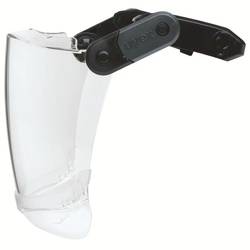 uvex pronamic 9916001 Schutzvisier inkl. UV-Schutz, mit Antibeschlag-Schutz, mit Antikratz-Schutz Schwarz EN 166:2001, EN 170:2002