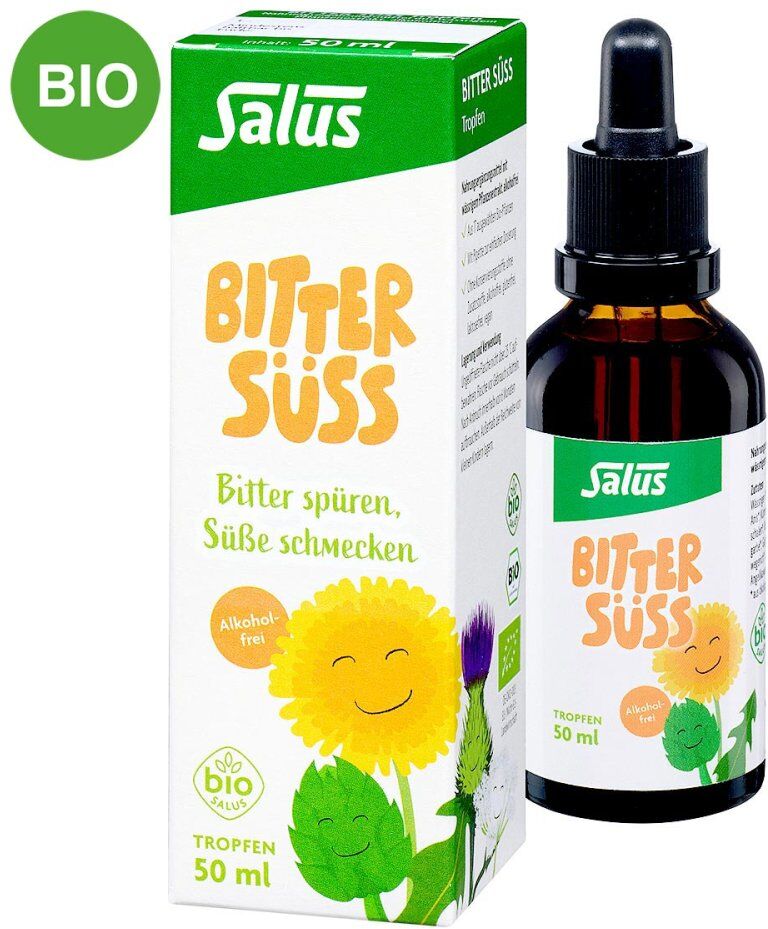 Salus Bitter Süss Tropfen Alkoholfrei Bio