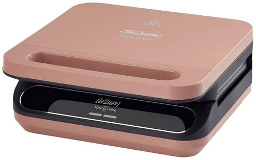 Arzum AR2052- AG Sandwichmaker Antihaftbeschichtung Hellrot