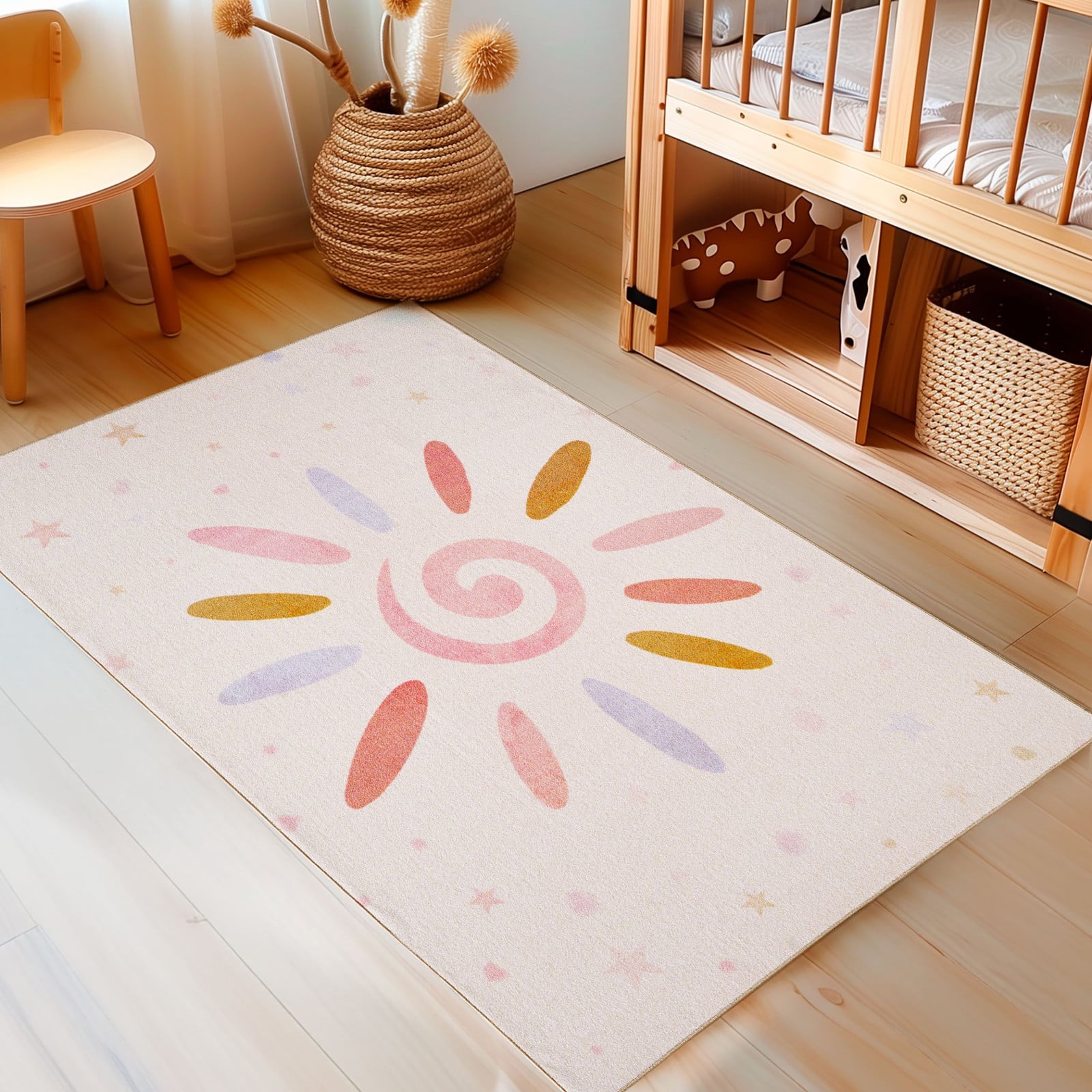 home24 Kinderkleed Play Zon beige multicolour B: 80 cm, L: 120 cm