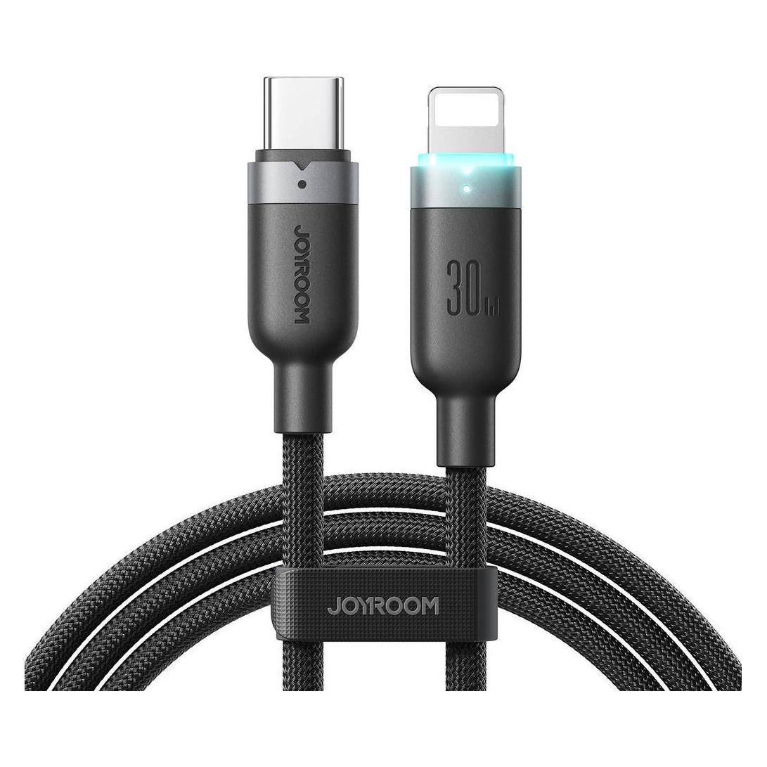 Joyroom Joyroom S-A63 StarWay Series fast charging cable USB-C - Lightning 1.2m - Black (1.20 m) (S-A63-CLB)