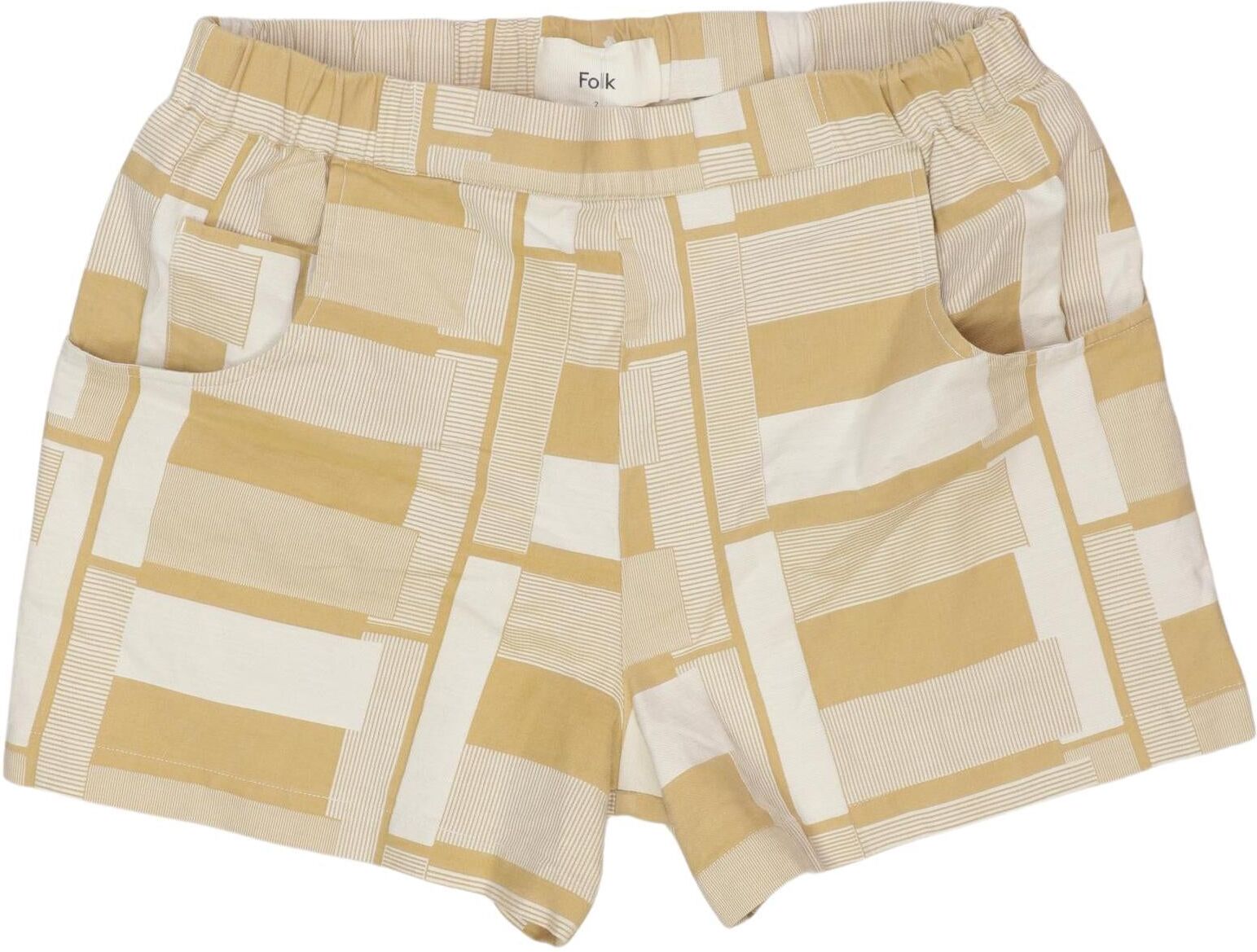 Folk Damen Shorts, Beige, Gr. XS, Baumwolle / Elasthan - Second Hand