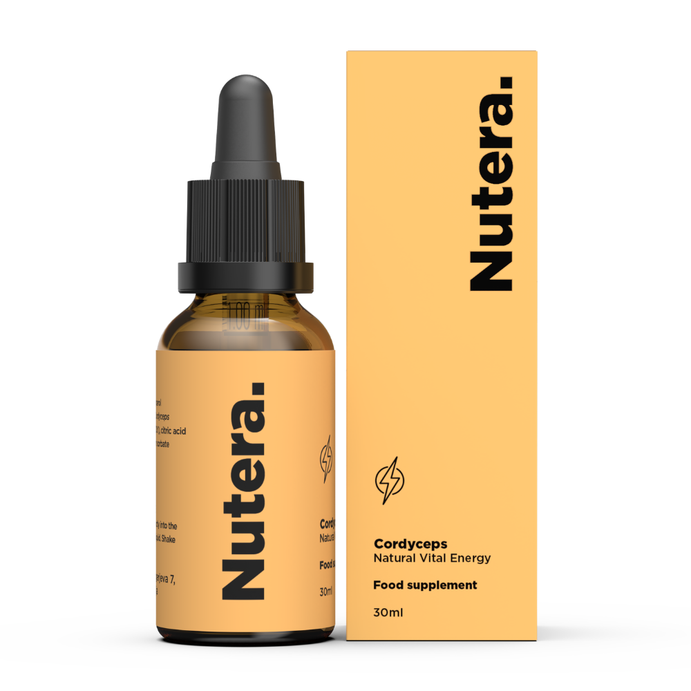 Nutera Extracto de Cordyceps: complemento alimenticio natural para la energía vital 30mL