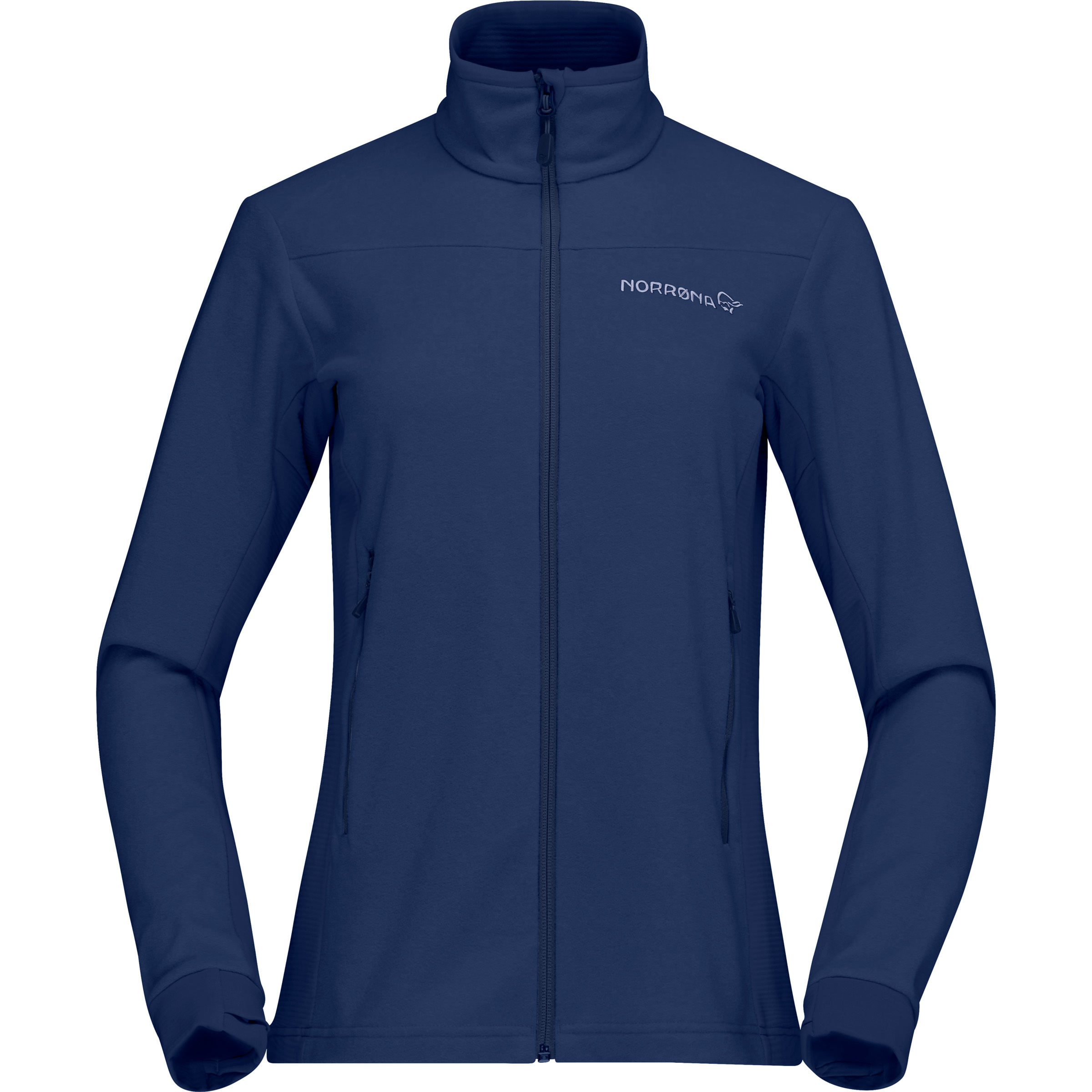 Norrona Falketind Warm2 Damen Fleecejacke blau Größe XS Trekking Elastisch