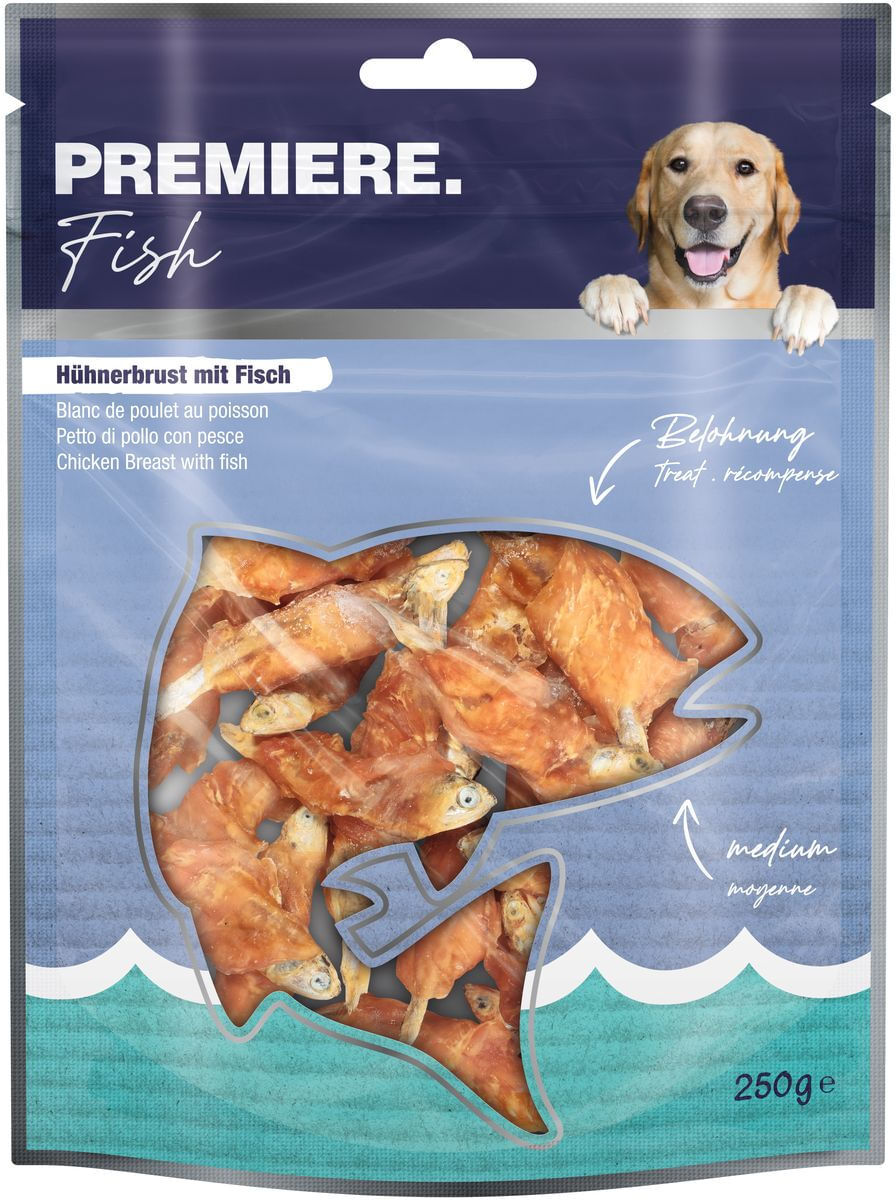 Premiere Chew Roll 250G PETTO DI POLLO CON PESCE